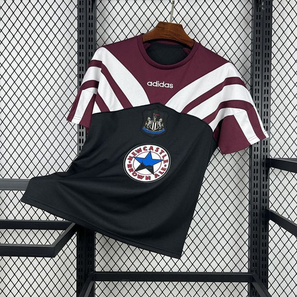 Maillot Newcastle Rétro Concept "Rayures Bordeaux" 1995/1996