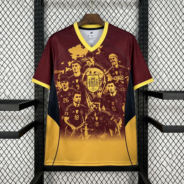 Maillot Espagne Edition "Golden Legend Red" Coupe Du Monde 2026