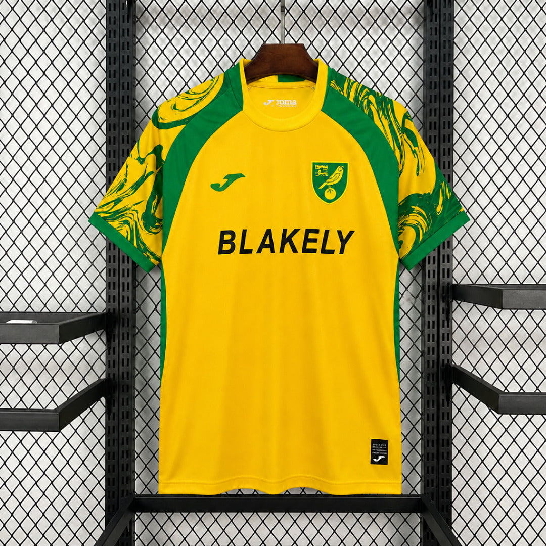 maillot domicile Norwich 2026-2027