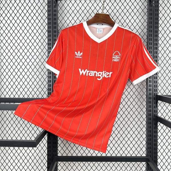 Maillot Nottingham Forest Rétro Concept "Rayures Blanches" 1982/1984