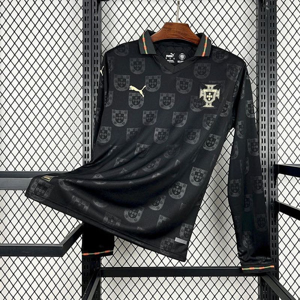 Maillot Portugal Manches Longues Edition "Blason Noir" 2026/2027