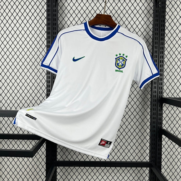 Maillot Brésil Rétro Edition "Blanc Etoiles" 1998/1999