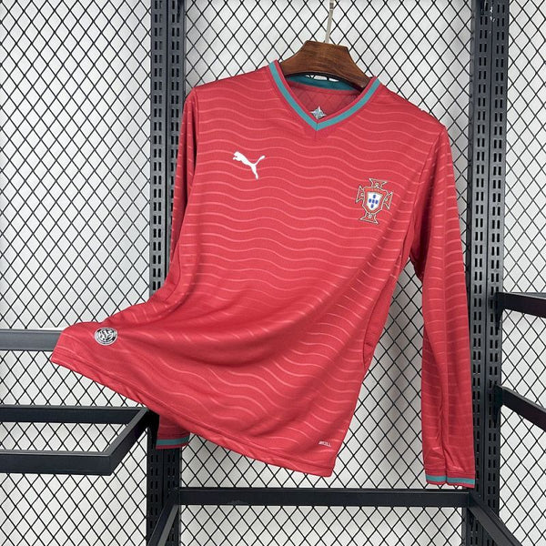 Maillot Portugal Manches Longues Domicile Coupe Du Monde 2026