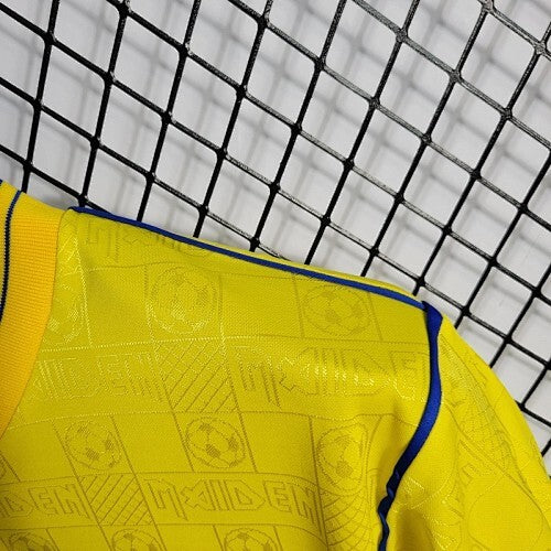 Maillot West Ham Rétro Edition "Jaune Iron Maiden" 2008/2009 — vue 4