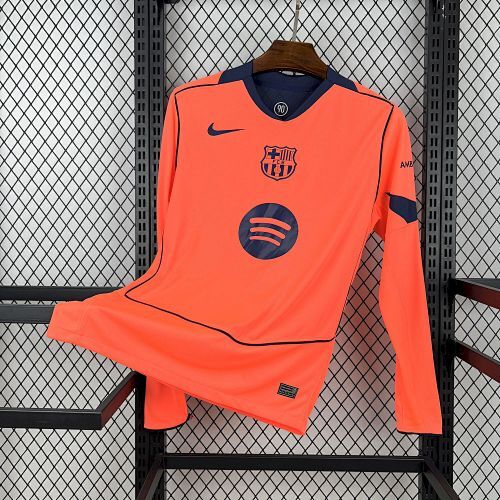 Maillot FC Barcelone Manches Longues Third 2025/2026 — vue 6