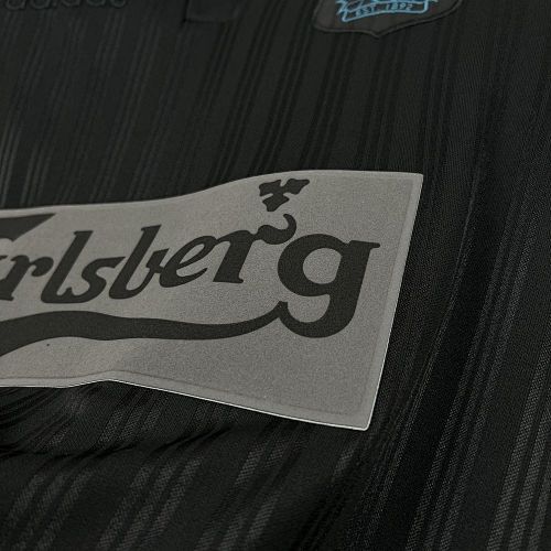 Maillot Liverpool Rétro Concept "Noir Rayures" 1995/1996 — vue 6