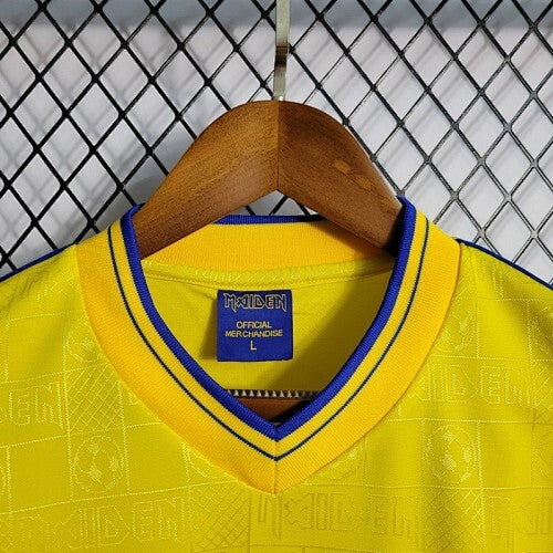 Maillot West Ham Rétro Edition "Jaune Iron Maiden" 2008/2009 — vue 8
