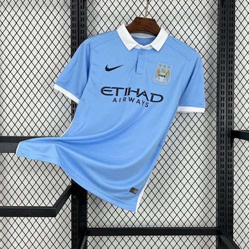 Maillot Manchester City Rétro Domicile 2015/2016 — vue 9
