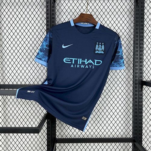 Maillot Manchester City Rétro Extérieur 2015/2016 — vue 9