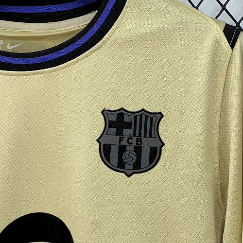 Maillot FC Barcelone Manches Longues Extérieur 2025/2026 — vue 10