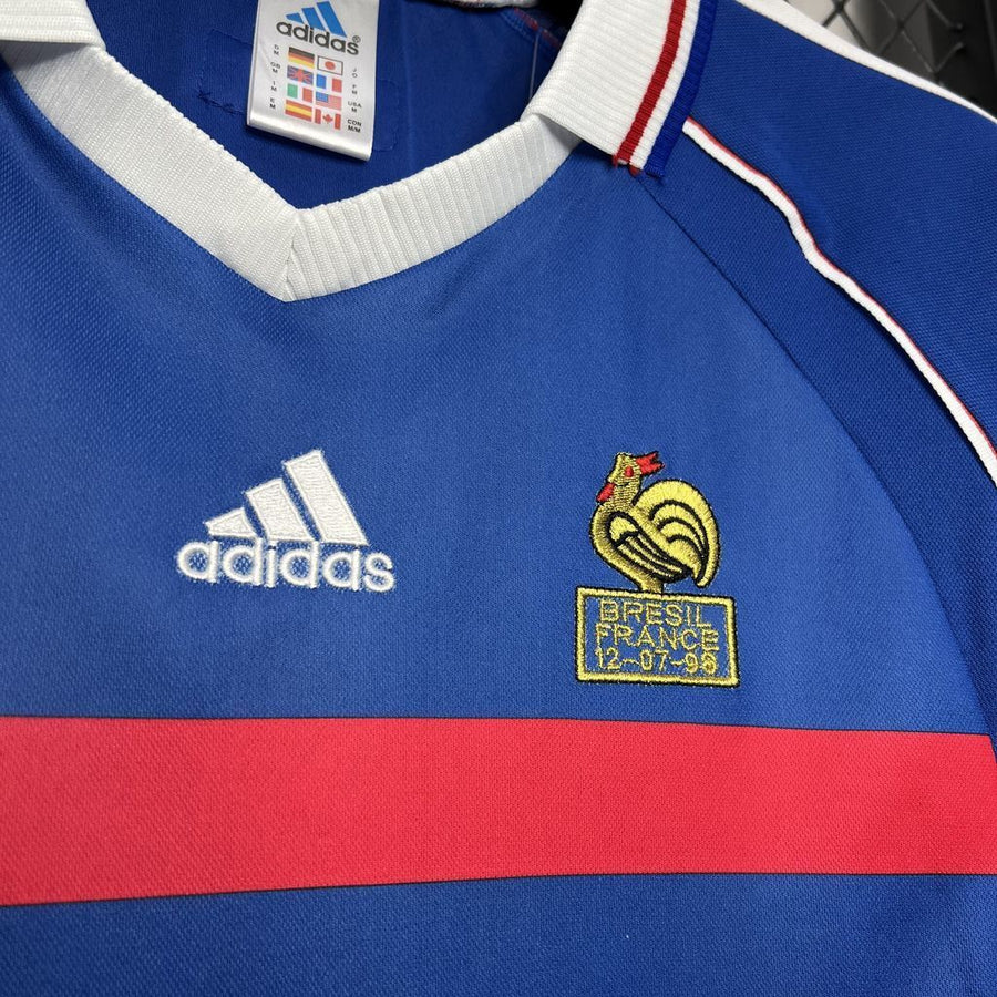 Maillot France Rétro Domicile 1998/1999 — vue 4