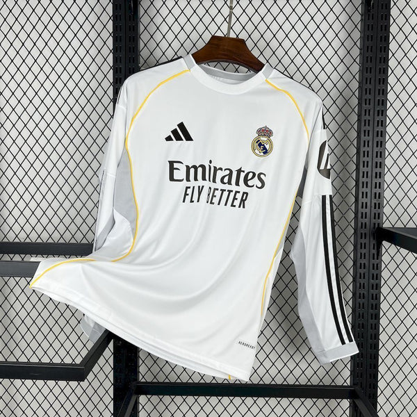 Maillot Real Madrid Manches Longues Domicile 2025/2026