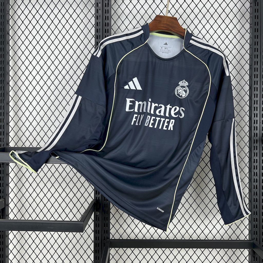 Maillot Manches Longues Real Madrid Extérieur 2025/2026