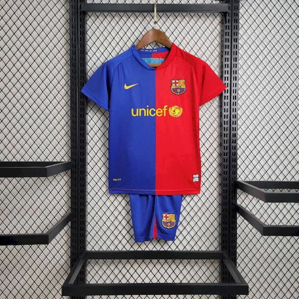 Maillot Enfant FC Barcelone Rétro Domicile 2008/2009