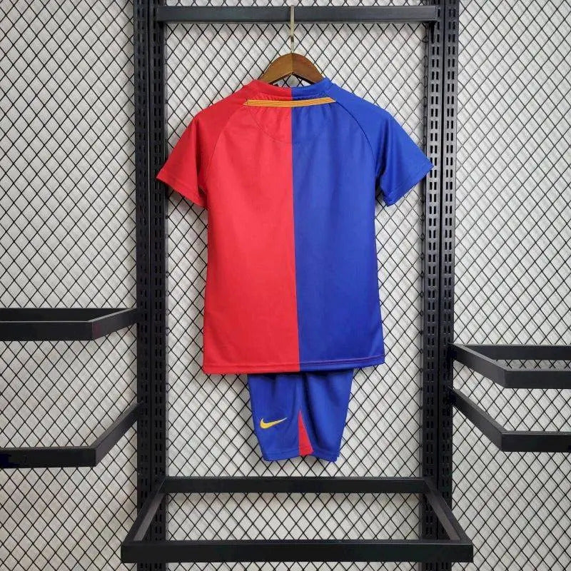 Maillot Enfant FC Barcelone Rétro Domicile 2008/2009 — vue 2