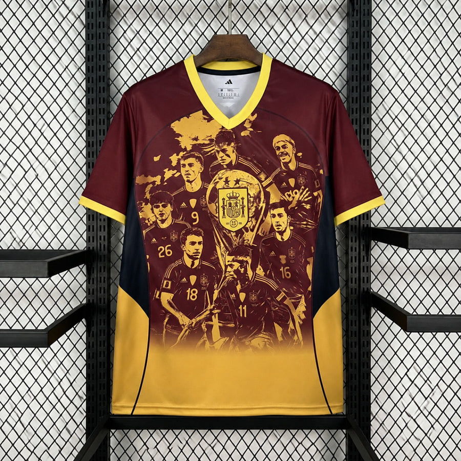 Maillot Espagne Edition "Golden Legend Red" Coupe Du Monde 2026