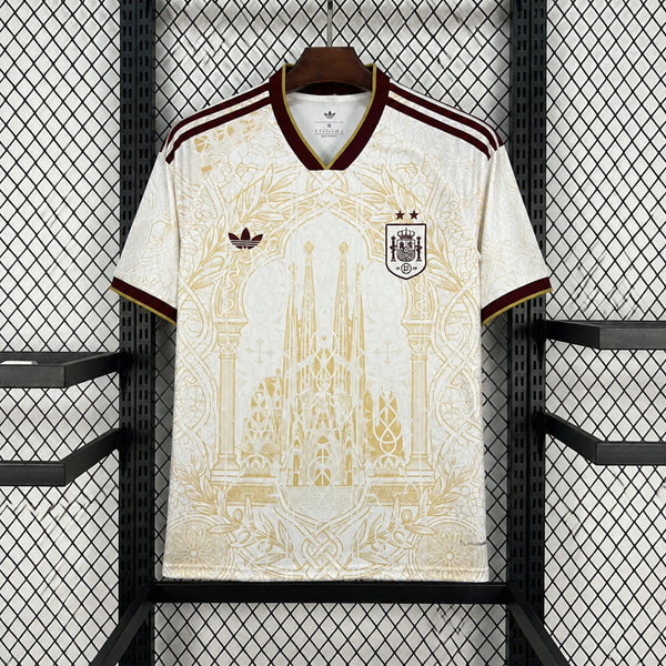 Maillot Espagne Edition "Golden Legend White" Coupe Du Monde 2026