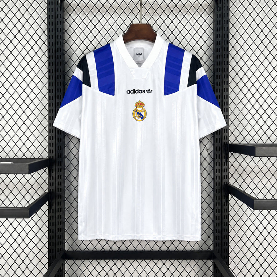 Maillot Real Madrid Concept "Blanc Bandes Bleues" 2026/2027