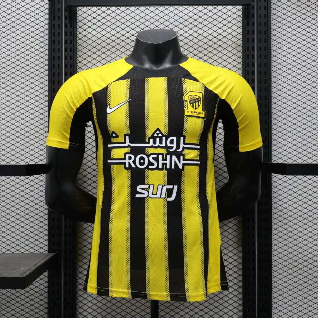 Maillot Joueur Al-Ittihad Domicile 2024/2025 Maillot Joueur Al-Ittihad Domicile 2024/2025