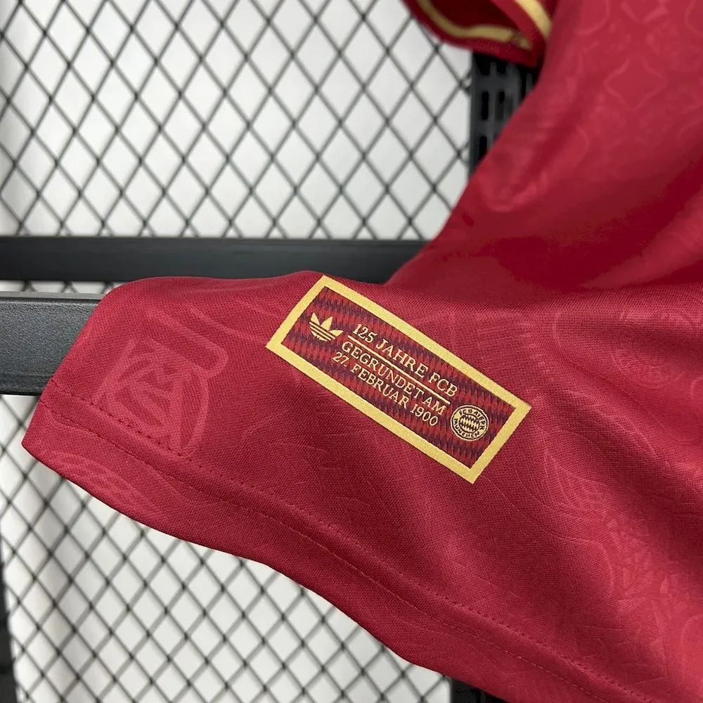 Maillot Bayern Munich 125e Ans Rouge 2025 (6) Bayern Munich Jersey "Special 125 Years Red" 2025 - Image 6