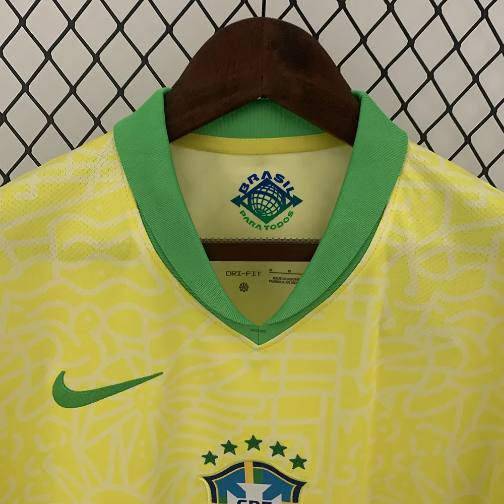Maillot Bresil Domicile 2024-2025 (2) Brazil home jersey 2024/2025 - Image 4