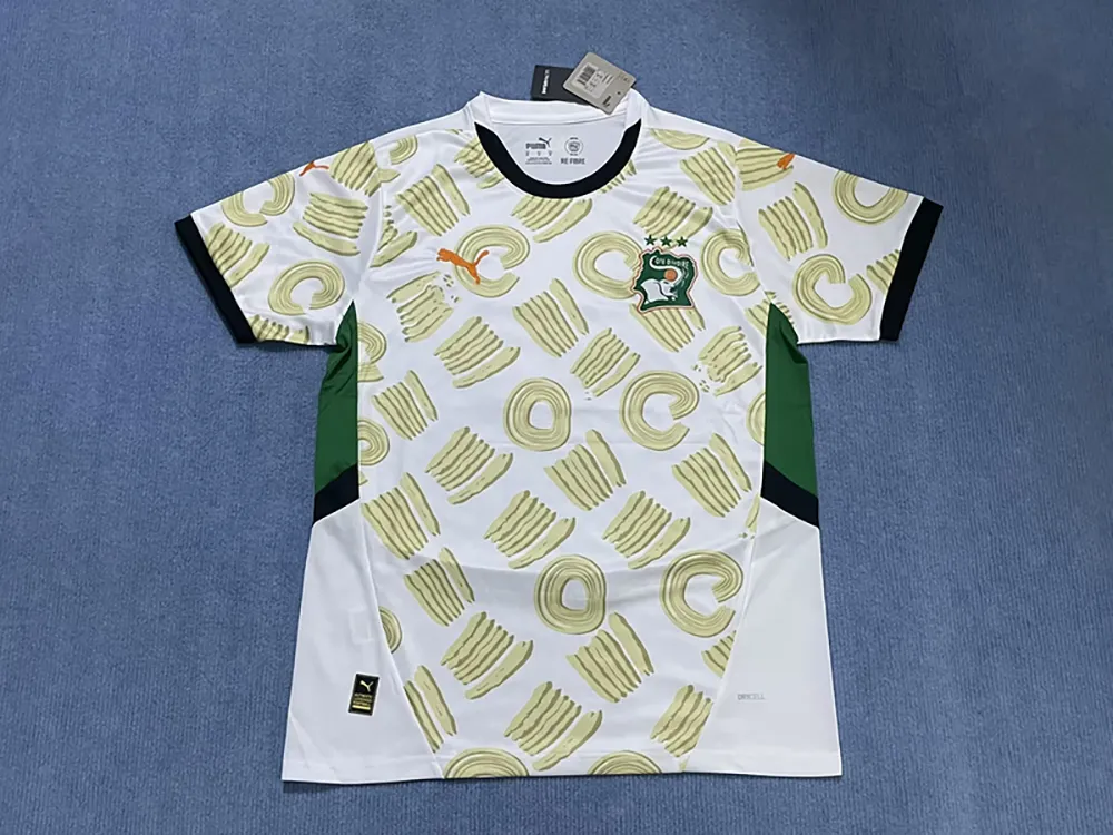Maillot Côte D'Ivoire Exterieur 2024-2025 (1) Maillot Côte D'Ivoire Exterieur 2024/2025