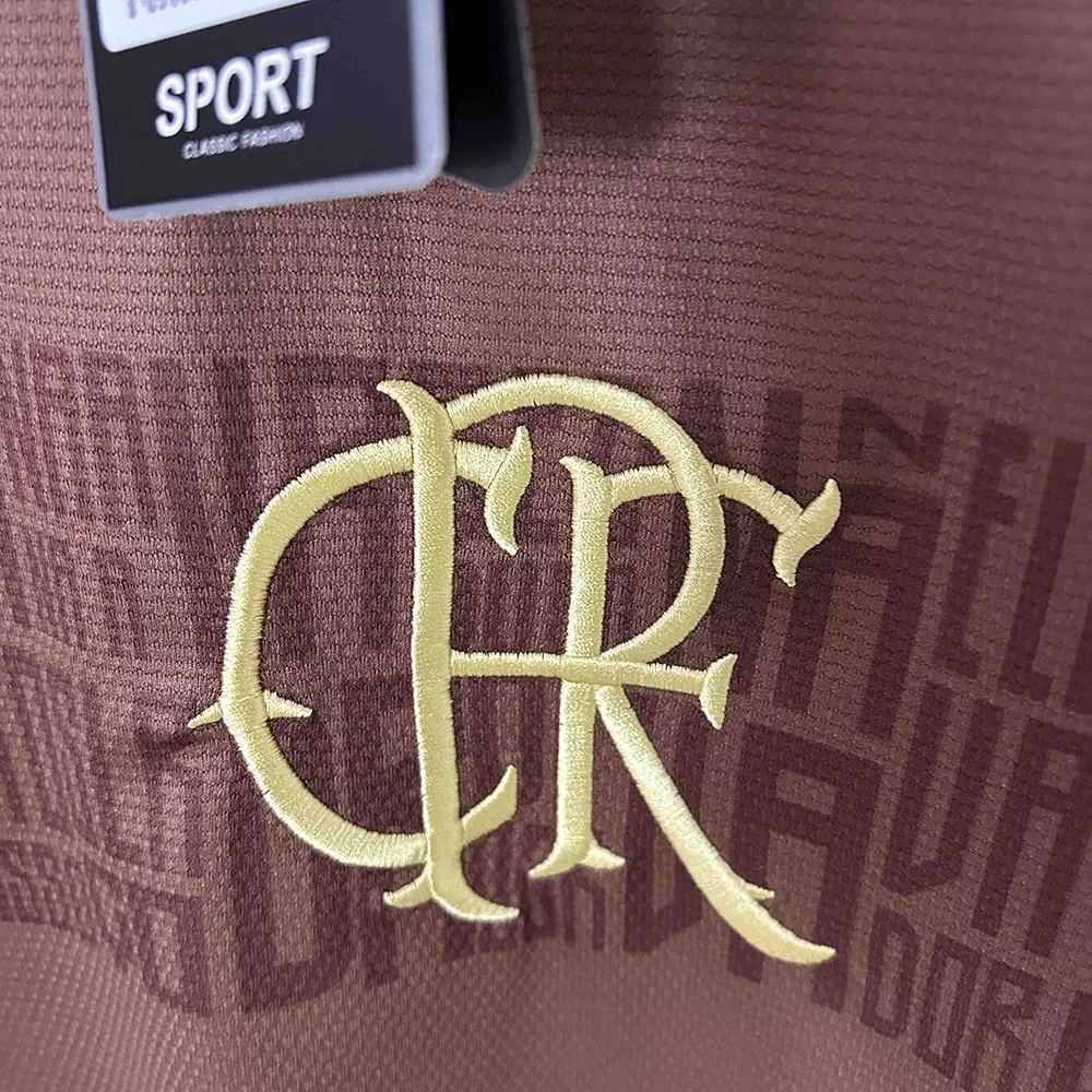 Maillot Flamengo Marron 2024-2025 (1) Brown Flamengo jersey 2024/2025 - Image 4