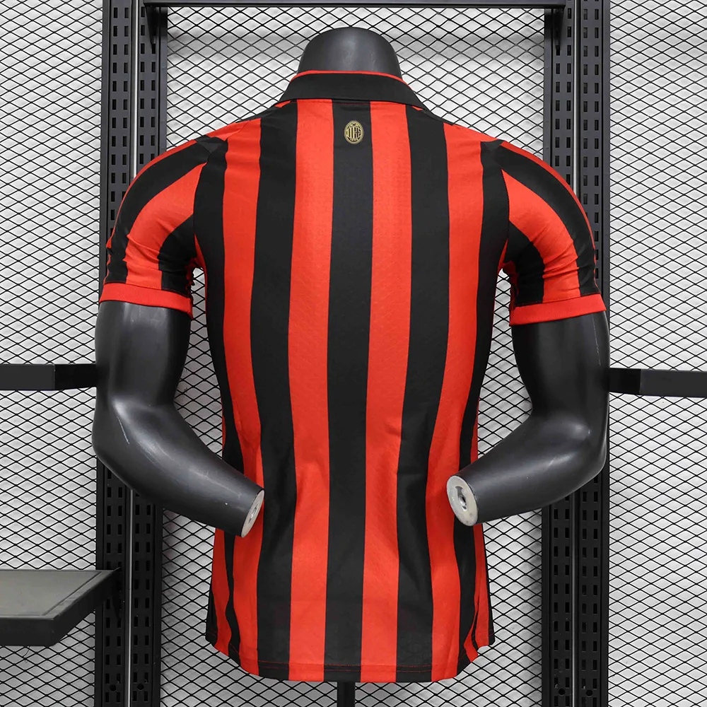 Maillot Match AC Milan 125 Ans 2024-2025 (4) Maillot Joueur AC Milan Spécial "125 Ans Rouge" 2024/2025 – Image 2