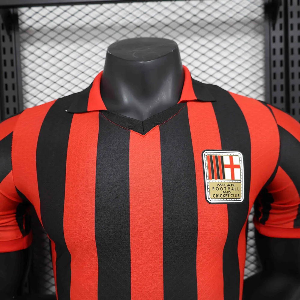 Maillot Match AC Milan 125 Ans 2024-2025 (6) Maillot Joueur AC Milan Spécial "125 Ans Rouge" 2024/2025 – Image 3