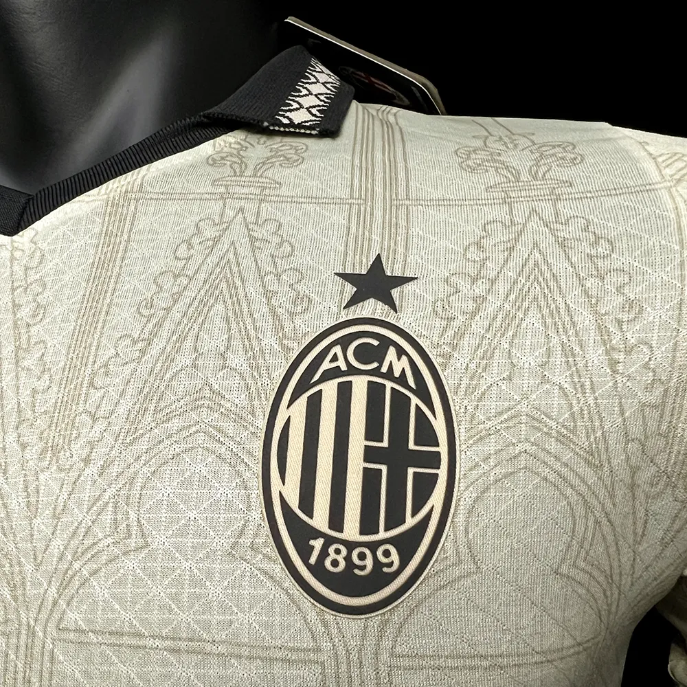 Maillot Match AC Milan 2024-2025 (3) Maillot Joueur AC Milan Concept "Pleasures White" 2024/2025 – Image 3