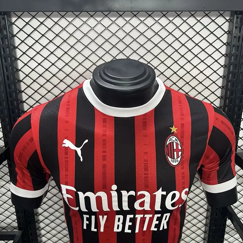 Maillot Match Ac Milan Domicile 2024-2025 (1) Maillot Joueur Ac Milan Domicile 2024/2025 – Image 3
