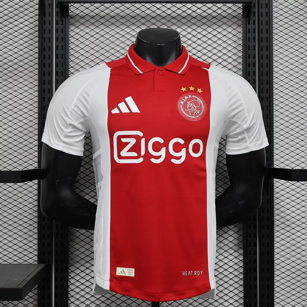 Maillot Match Ajax Amsterdam Domicile 2024-2025 (2) Maillot Joueur Ajax Amsterdam Domicile 2024/2025
