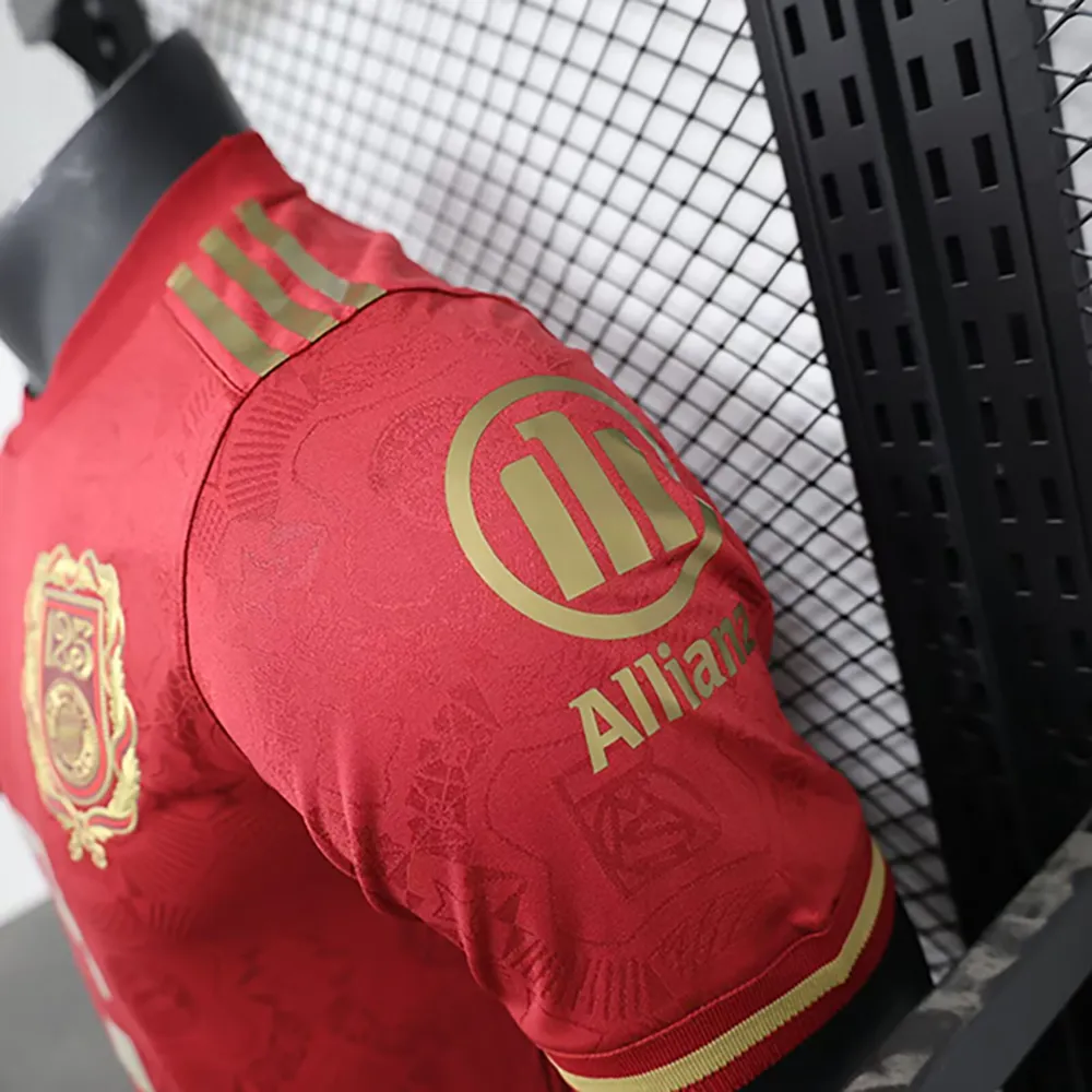 Maillot Match Bayern Munich 125e Ans Rouge 2025 (3) Maillot Joueur Bayern Munich Spécial "125 Ans Rouge" 2025/2026 – Image 4