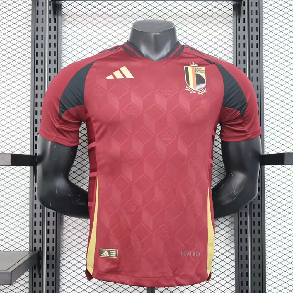 Maillot Match Belgique Domicile 2024-2025 (1) Maillot Joueur Belgique Domicile 2024/2025