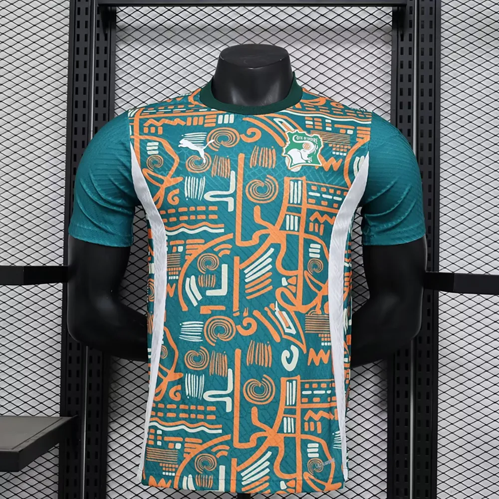 Maillot Match Côte D'Ivoire Entrainement 2024-2025 (1) Côte D'Ivoire Training jersey 2024/2025 - Image 1