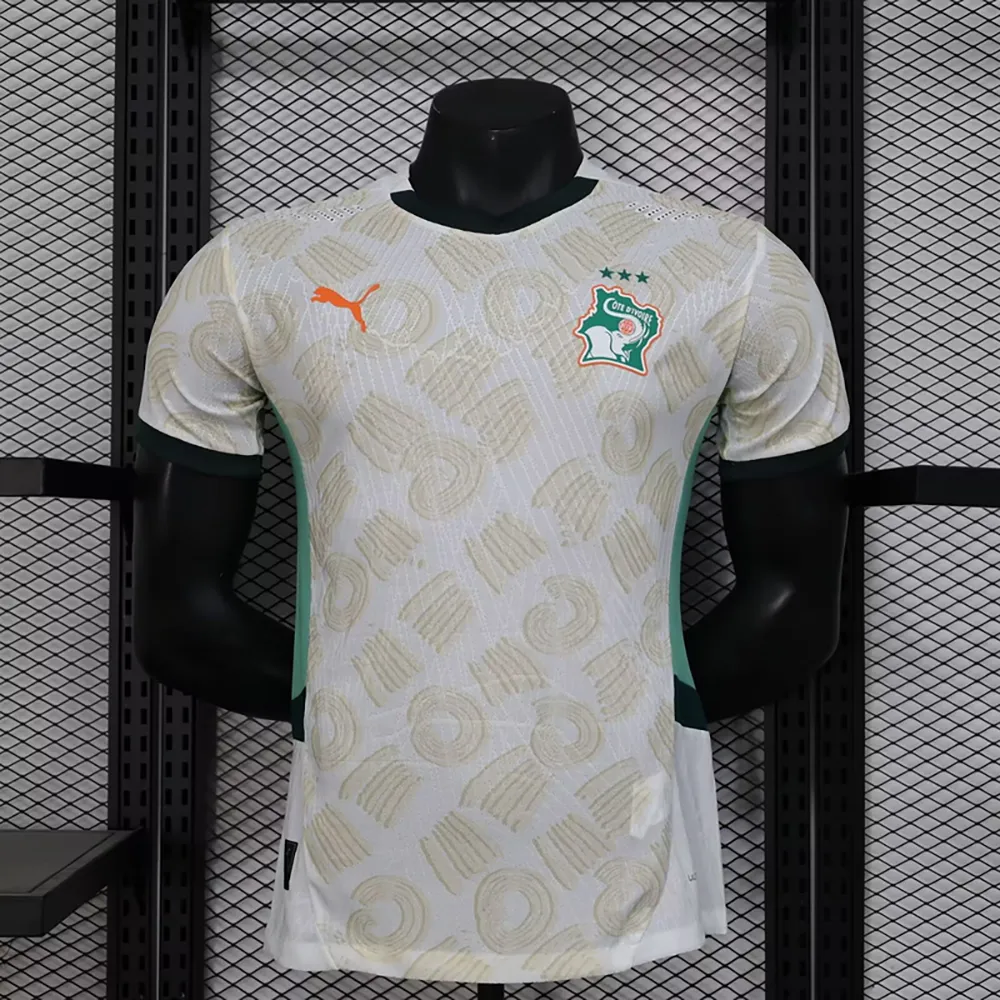 Maillot Match Exterieur Côte D'Ivoire 2024-2025 (2) Côte D'Ivoire Aways Player Jersey 2024/2025 - Image 1