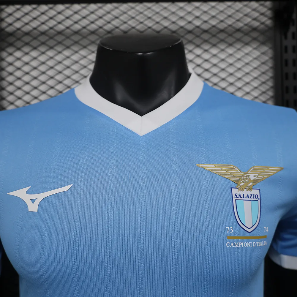 Maillot Match Lazio Rome 50 Ans Bleu 2024-2025 (2) Maillot Joueur Lazio Rome Spécial "50 Ans" Bleu 2024/2025 – Image 3