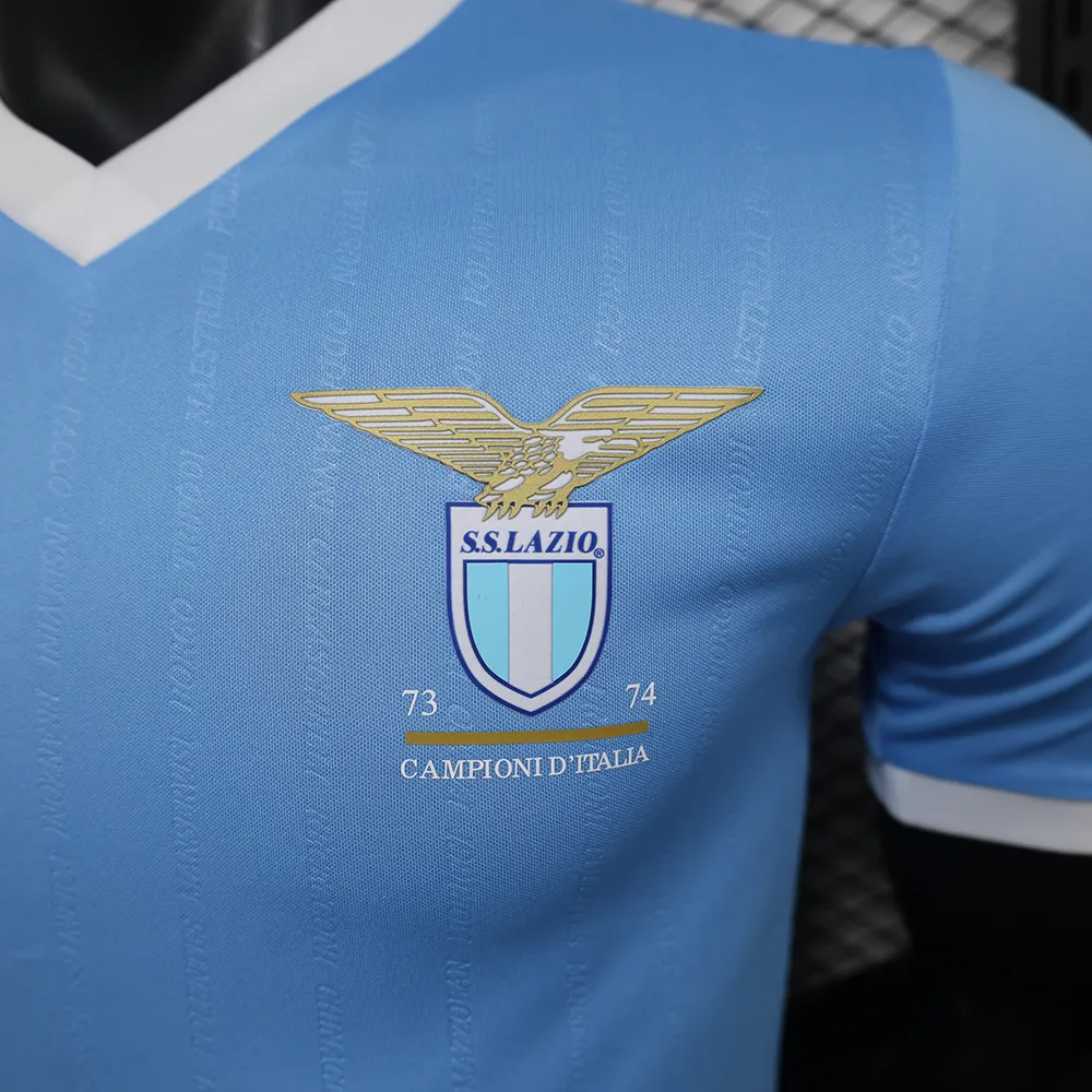 Maillot Match Lazio Rome 50 Ans Bleu 2024-2025 (3) Maillot Joueur Lazio Rome Spécial "50 Ans" Bleu 2024/2025 – Image 4