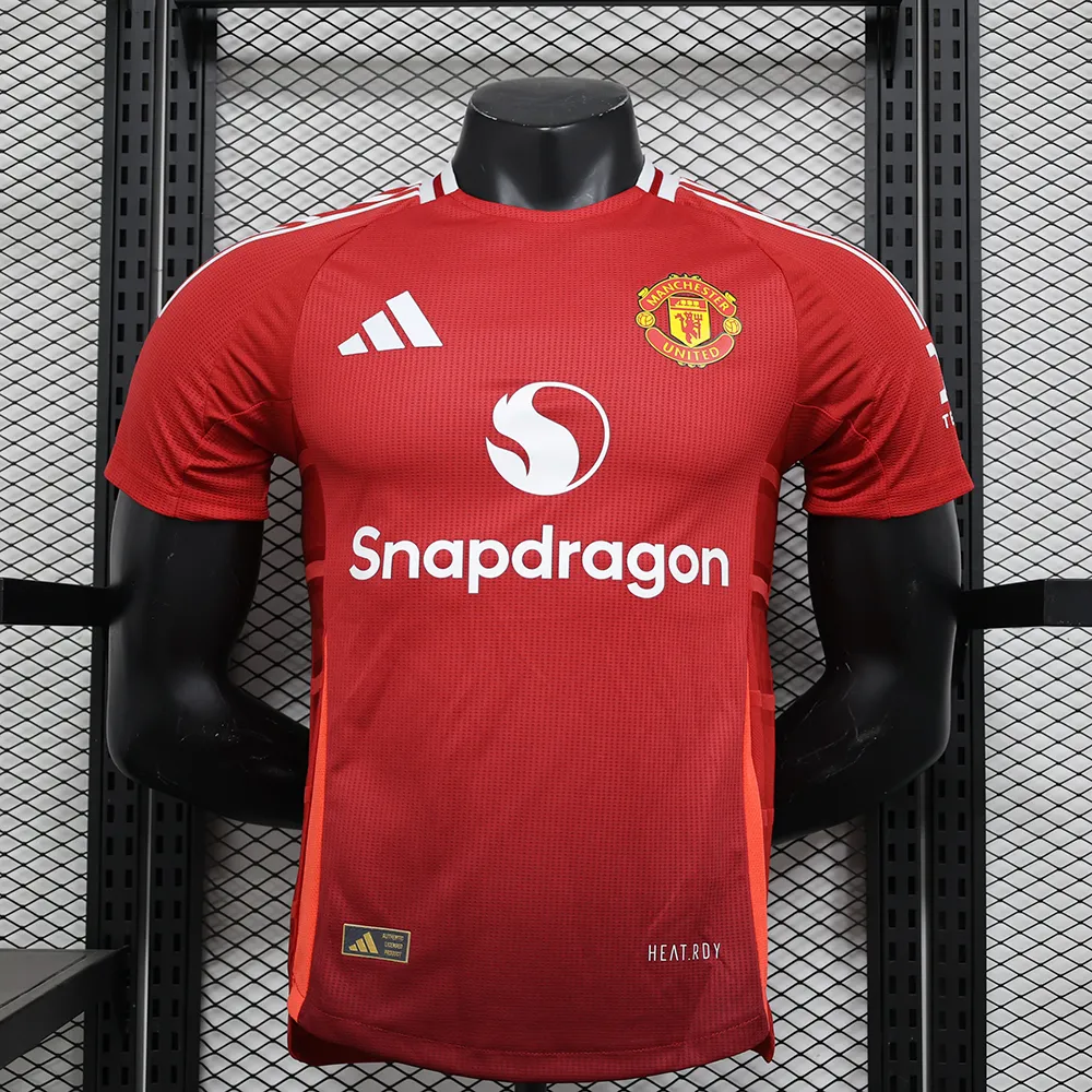 Maillot Match Manchester United Domicile 2024-2025 (6) Manchester United Home Player Jersey 2024/2025 - Image 1