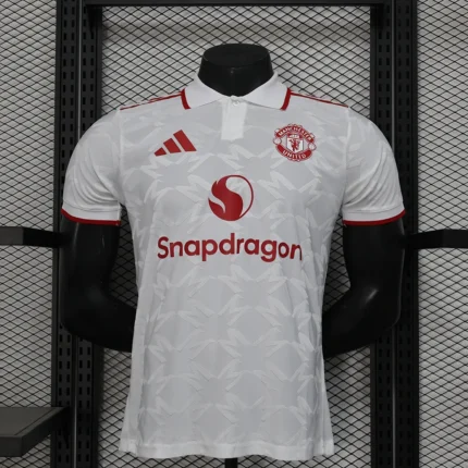 Manchester United Polo Shirt White 2024/2025