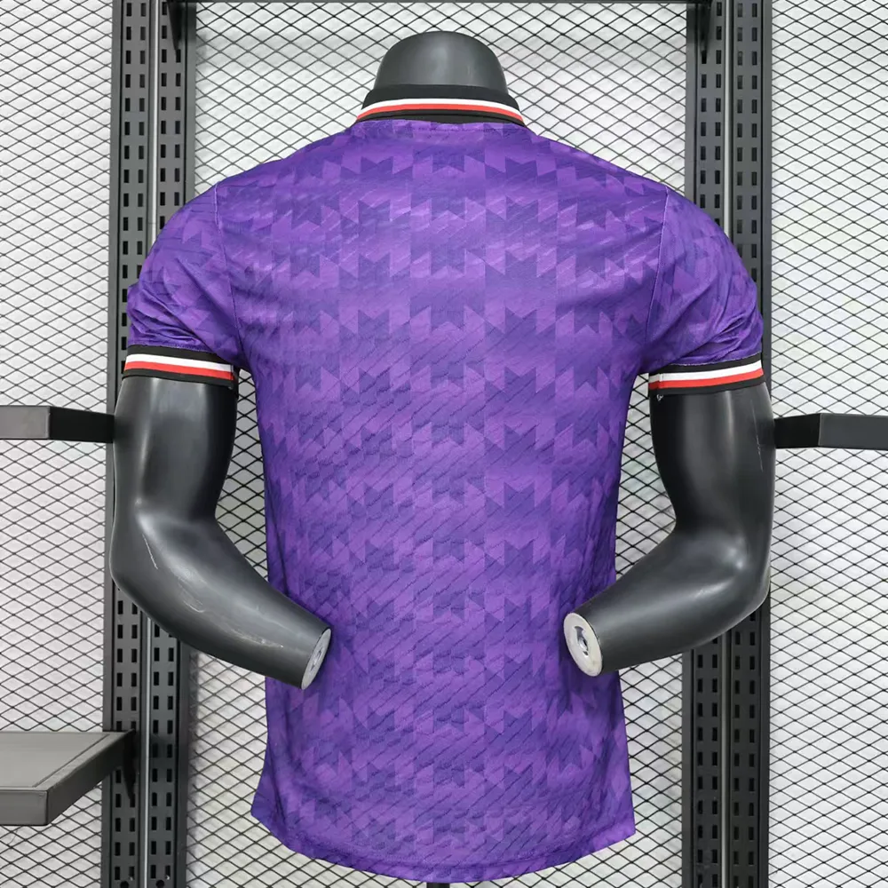 Maillot Match Manchester United Violet 2024-2025 (3) Manchester United Player Jersey Purple 2024/2025 - Image 2