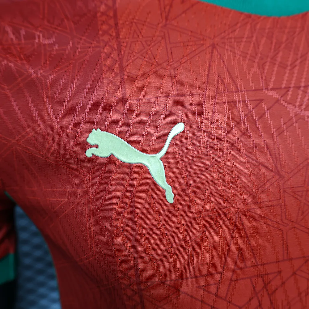 Maillot Match Maroc Domicile 2025-2026 (3) Morocco Home Player Jersey 2025/2026 - Image 5