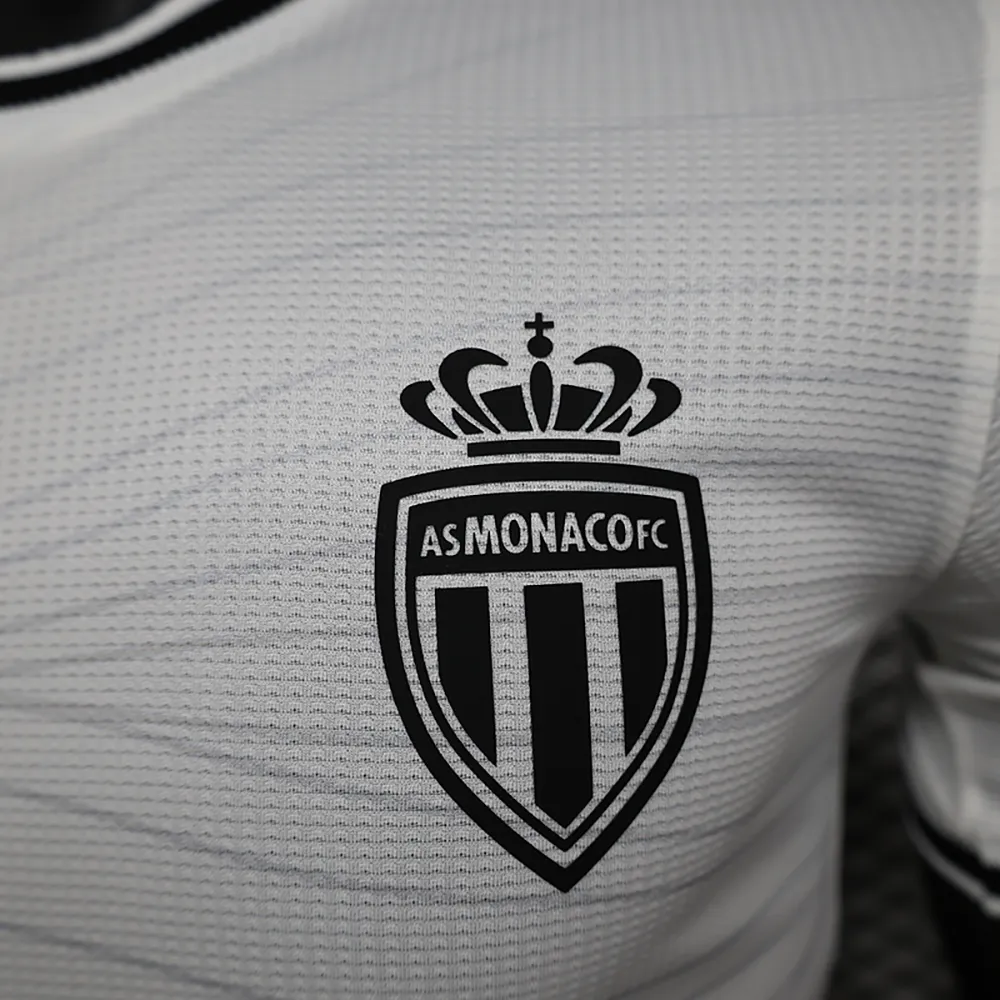 Maillot Match Monaco 100 Ans Blanc 2024-2025 (6) Maillot Joueur Monaco Spécial "100 Ans Blanc" 2024/2025 – Image 4