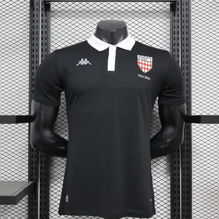 Maillot Joueur Monaco Spécial "100 Ans Noir" 2024/2025