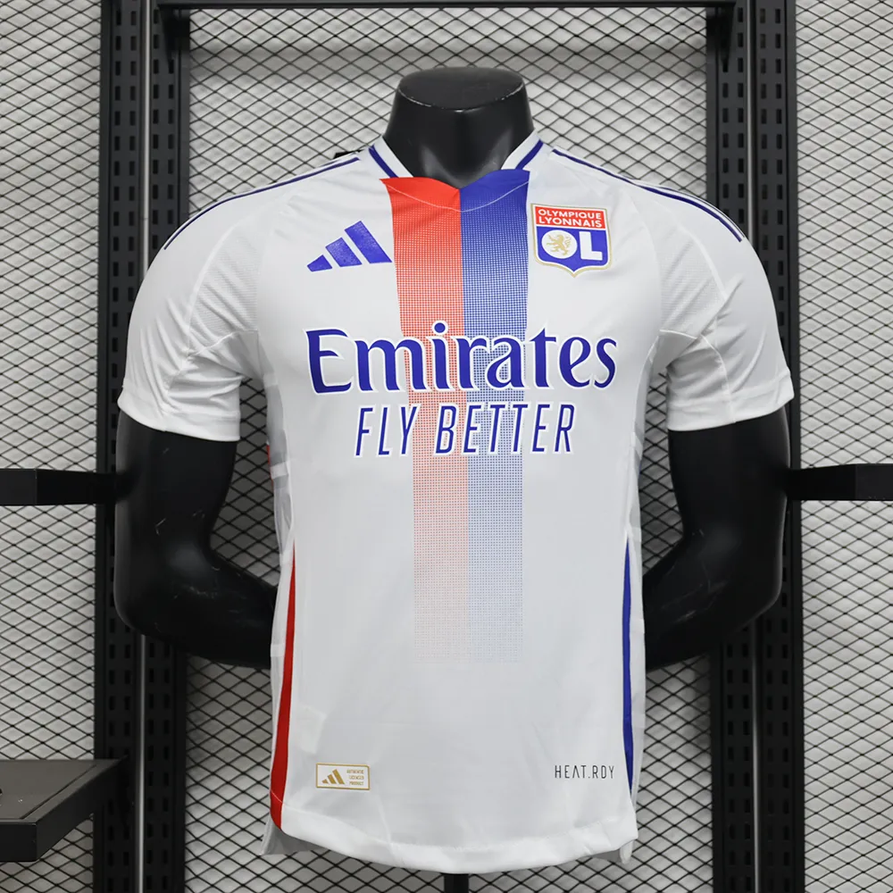 Maillot Match Olympique Lyonnais Domicile 2024-2025 (2) Maillot Joueur Olympique Lyonnais Domicile 2024/2025