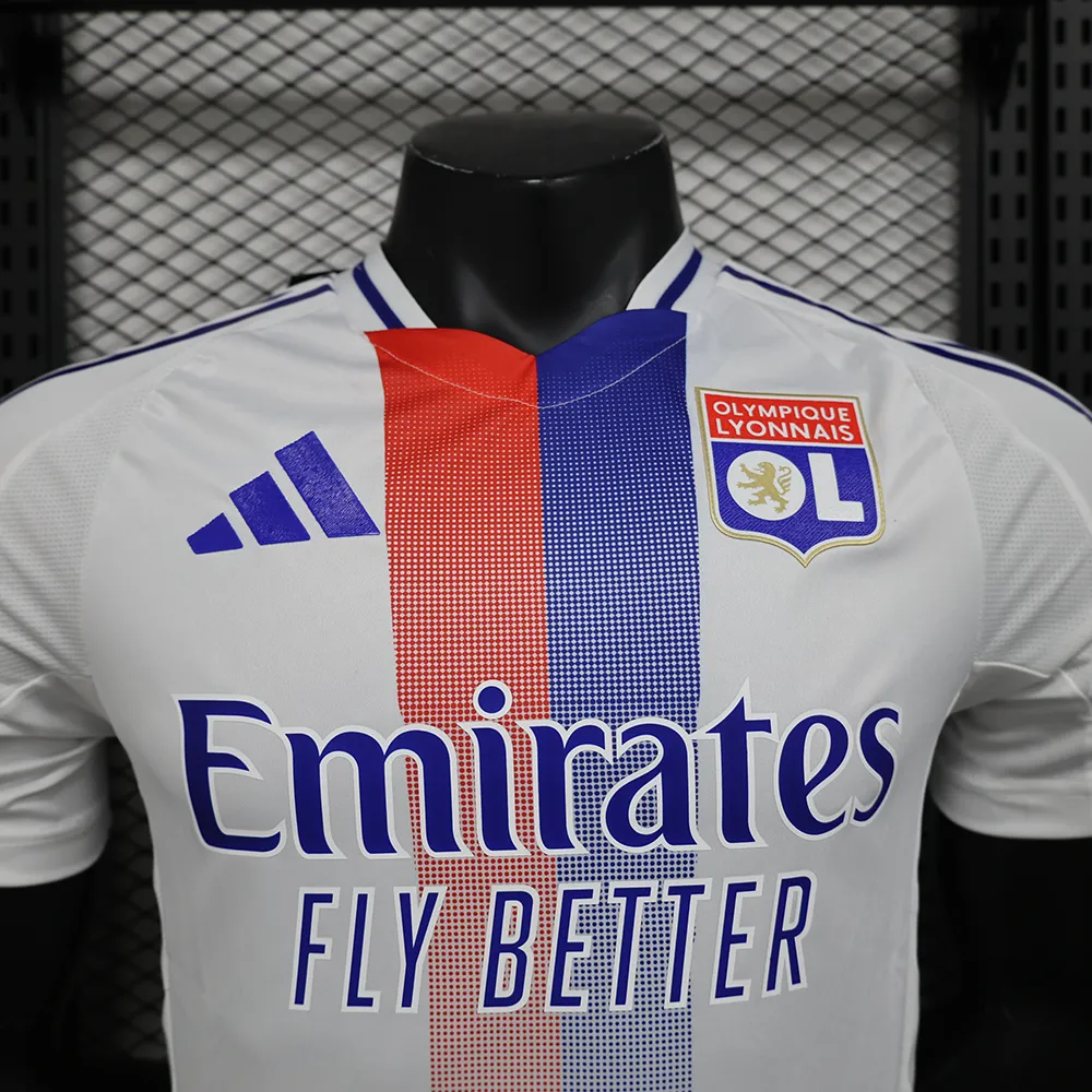 Maillot Match Olympique Lyonnais Domicile 2024-2025 (5) Maillot Joueur Olympique Lyonnais Domicile 2024/2025 – Image 2