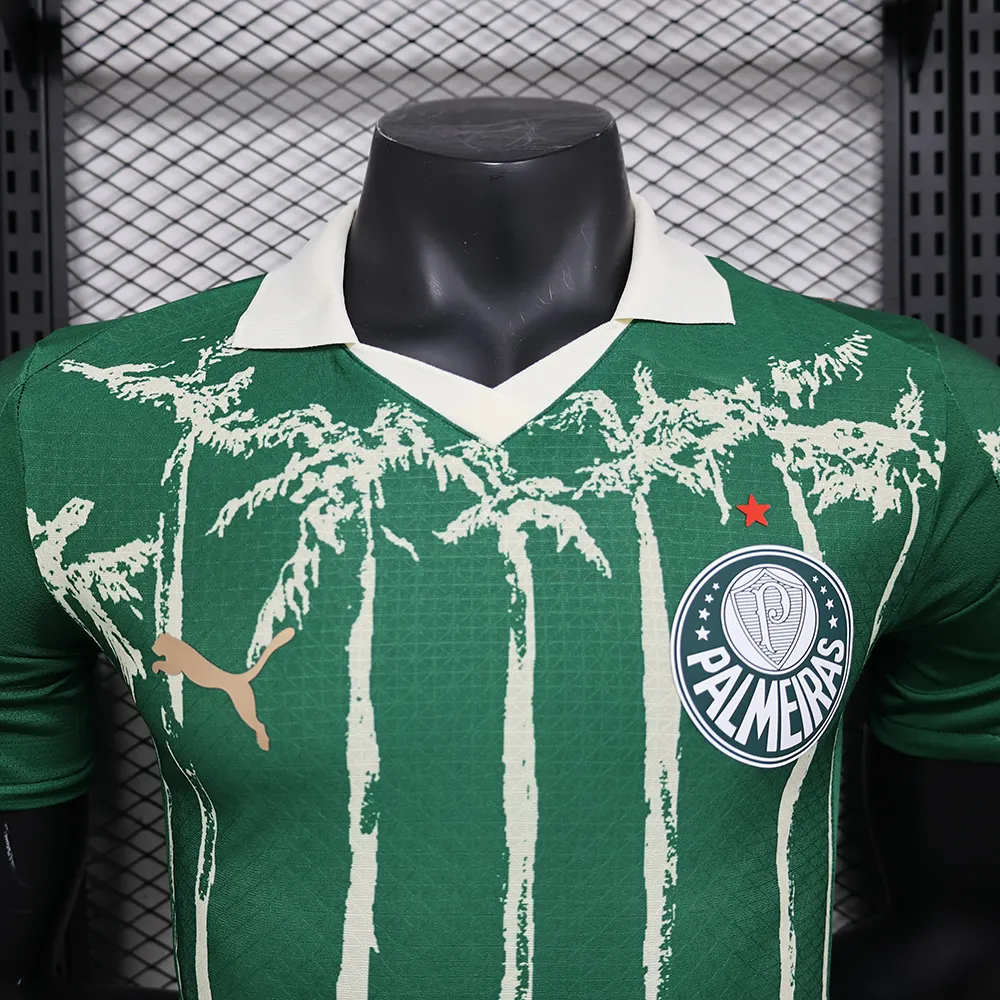 Maillot Match Palmeiras Domicile 2024-2025 (3) Palmeiras Home Player Jersey 2024/2025 - Image 5