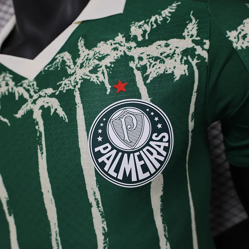 Maillot Match Palmeiras Domicile 2024-2025 (4) Palmeiras Home Player Jersey 2024/2025 - Image 4