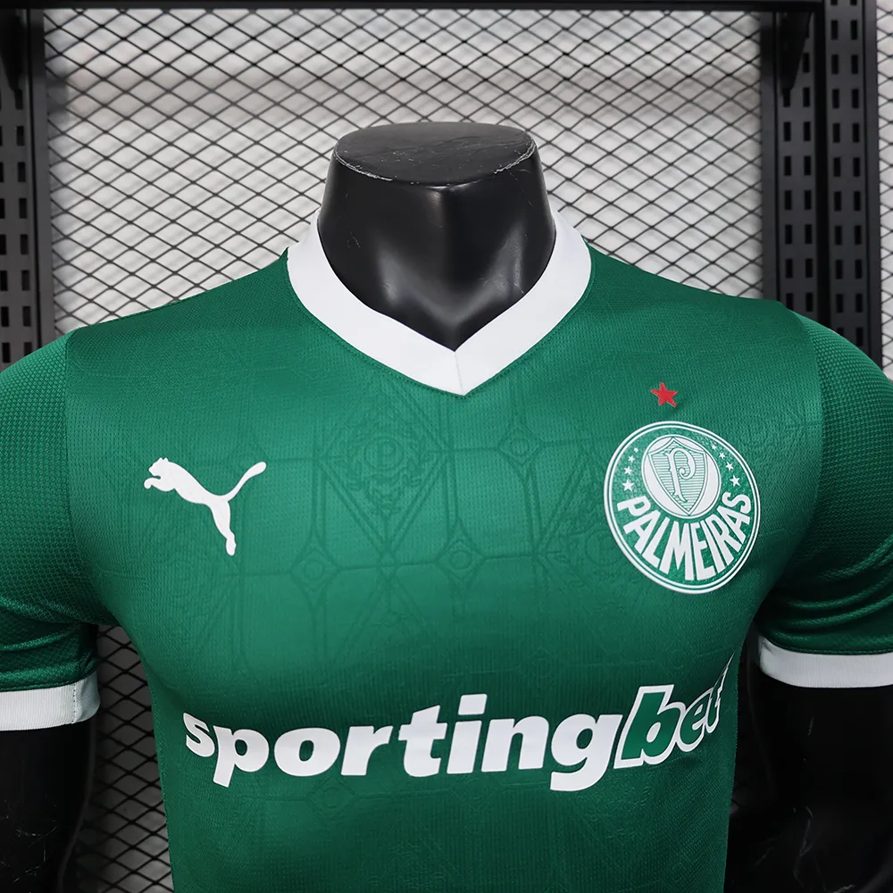 Maillot Match Palmeiras Domicile 2025-2026 (3) Palmeiras Home Player Jersey 2025/2026 - Image 3