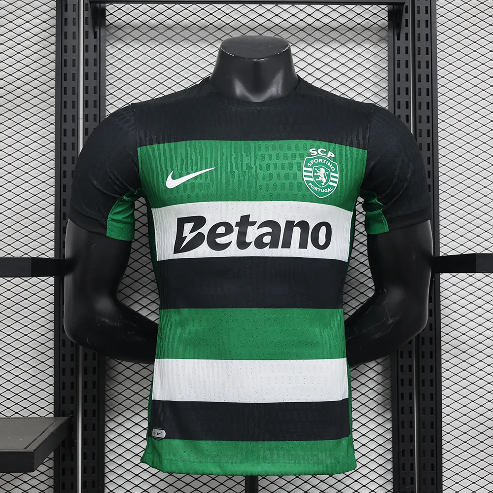 Maillot Match Sporting Lisbon Domicile 2024-2025 (6) Sporting Lisbon Home Player Jersey 2024/2025 - Image 1